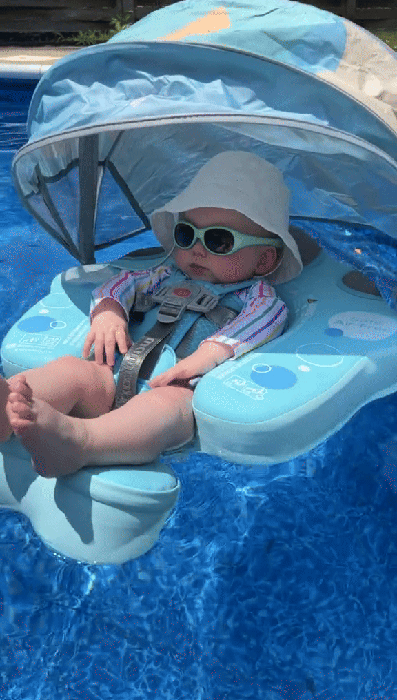 <p>This float is a game-changer for summer! My baby was so relaxed and happy in the water — we felt totally safe thanks to the secure design and support. The canopy is perfect for keeping the sun off. Definitely a must-have for any pool day!</p>