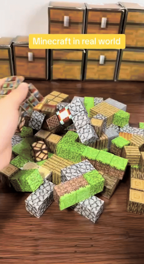 <p>My son is obsessed with these magnetic Minecraft blocks! He spends hours building creative structures and exploring his imagination. The magnets are strong, and the blocks are durable — perfect for endless fun. It’s a great way to combine playtime with learning. Highly recommend for little Minecraft fans.</p>