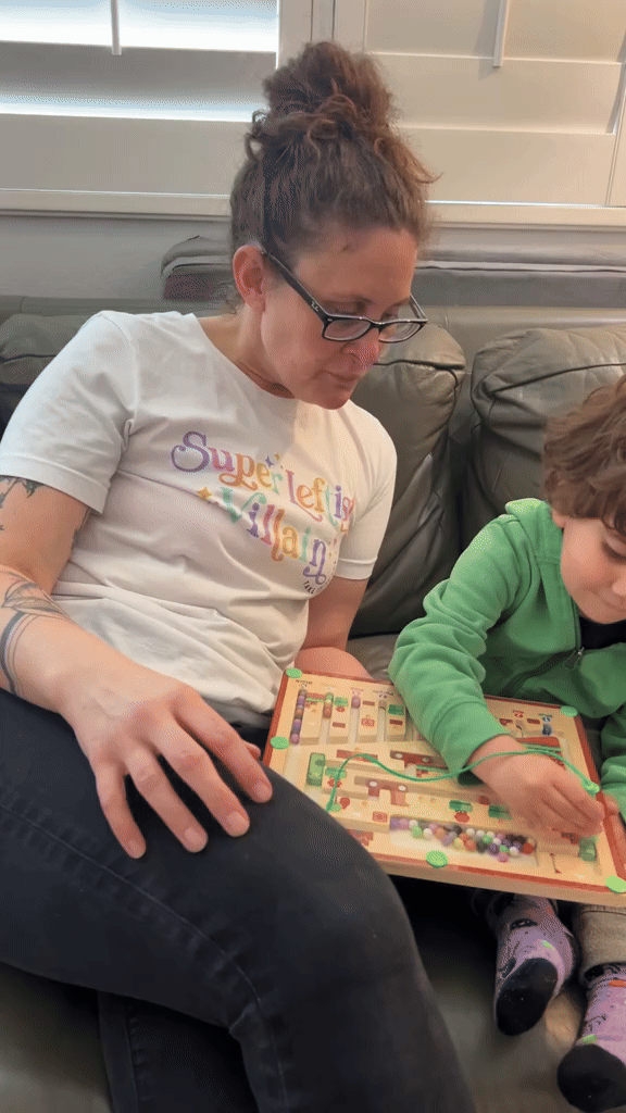 <p>The board is perfect for developing coordination and logical thinking. I’m so happy I found such a high-quality and engaging toy for my child. The design is colorful but not overwhelming — exactly what we needed!”</p>