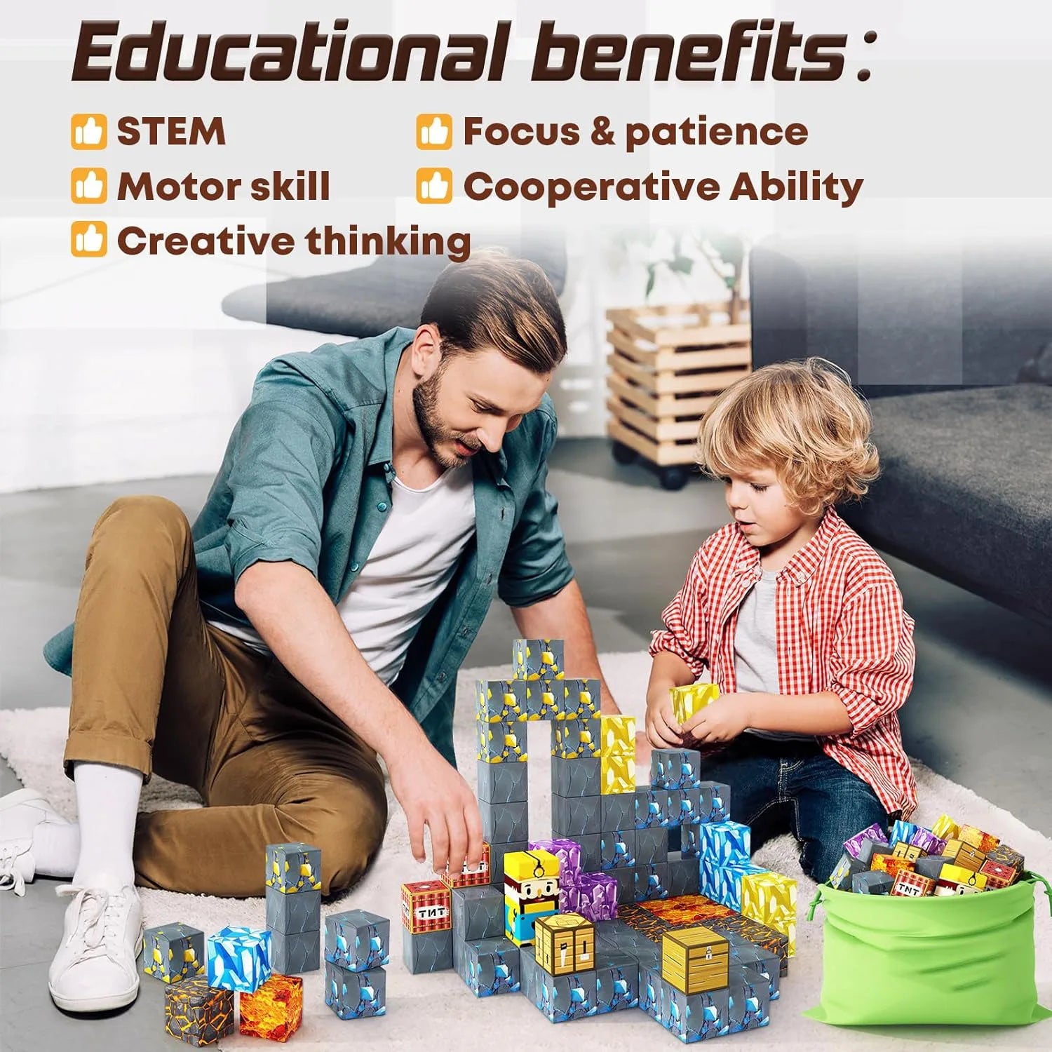 Magnetic Building Blocks