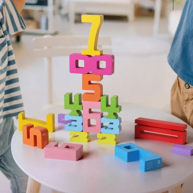 Wooden Number Building Block