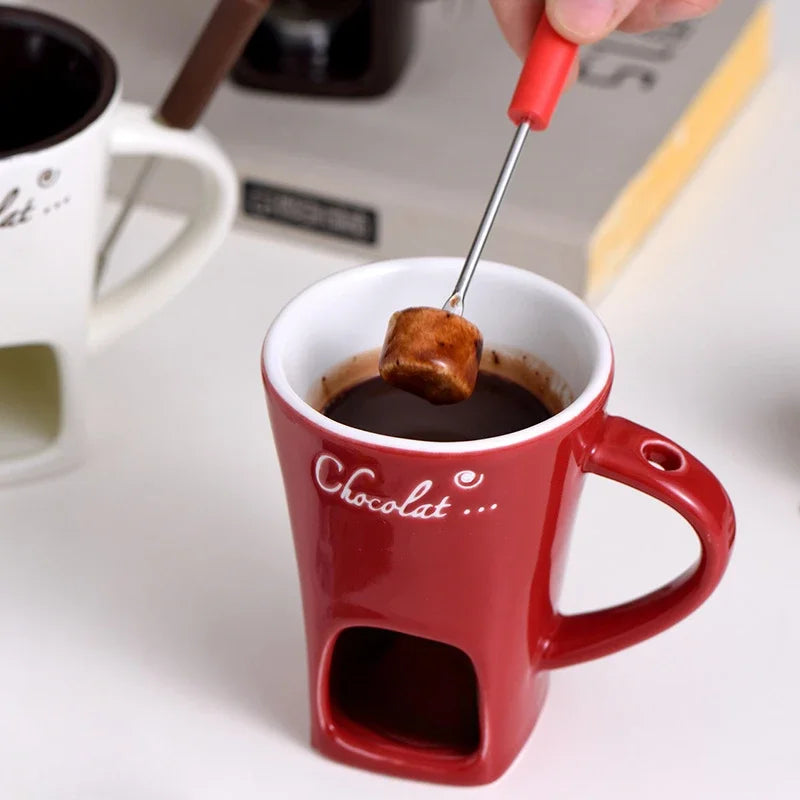 Chocolate Fondue Mug Set