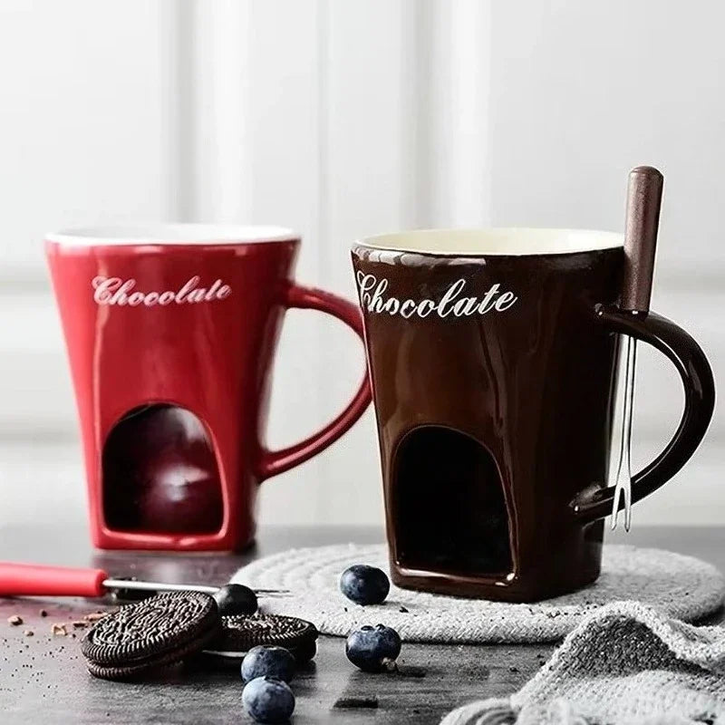 Chocolate Fondue Mug Set