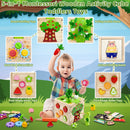 Montessori Wooden Activity Cube