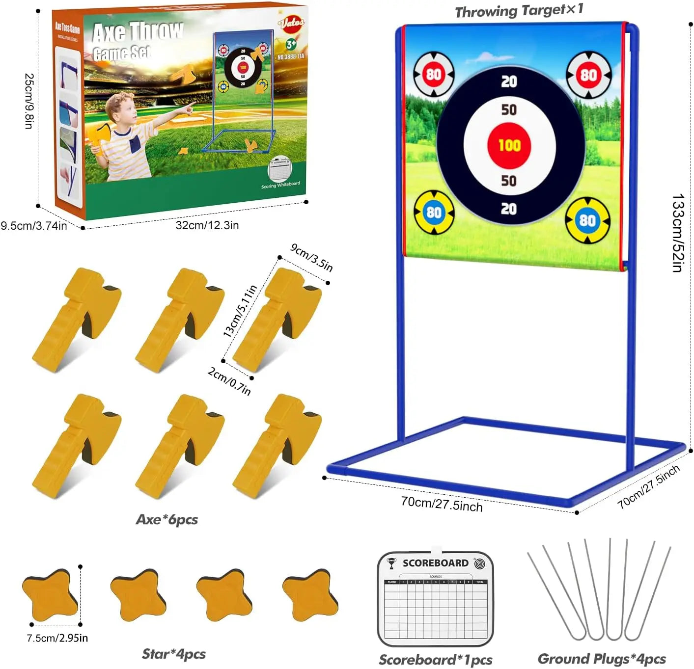 Axe Throw Game Set